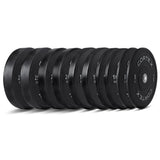 NNEDSZ 150kg Black Series V2 Rubber Olympic Bumper Plate Set 50mm