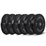 NNEDSZ Starter 90kg Black Series Bumper Plate V2 Package