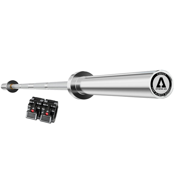 NNEDSZ ATHENA100 200cm 15kg Womens' Olympic Barbell With Lockjaw Collars