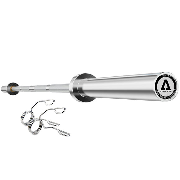 NNEDSZ ATHENA100 200cm 15kg Womens' Olympic Barbell With Spring Collars