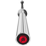 NNEDSZ SPARTAN100 7ft 20kg Olympic Barbell (Black Oxide) with Lockjaw Collars