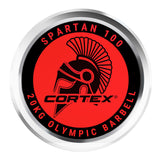NNEDSZ SPARTAN100 7ft 20kg Olympic Barbell with Lockjaw Collars