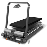 NNEDSZ WalkingPad MC21 with Dual Motor Automatic Standing Desk 180cm in White/Black and Cable Management