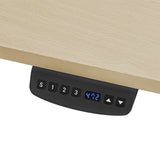 NNEDSZ WalkingPad MC21 with Dual Motor Automatic Standing Desk 150cm in Oak and Cable Management