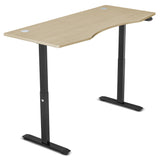 NNEDSZ Fitness ErgoDesk AUTO Series Automatic Standing Desk 1500mm in Oak