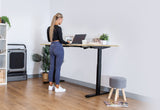 NNEDSZ Fitness ErgoDesk AUTO Series Automatic Standing Desk 1500mm in Oak