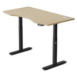 NNEDSZ Fitness ErgoDesk Automatic Standing Desk 1500mm (Oak) + Cable Management Tray