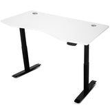 NNEDSZ Fitness ErgoDesk AUTO Series Automatic Standing Desk 150cm in White & Black