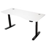 NNEDSZ Fitness ErgoDesk AUTO Series Automatic Standing Desk 180cm in White & Black