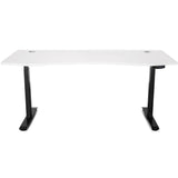 NNEDSZ Fitness ErgoDesk AUTO Series Automatic Standing Desk 180cm in White & Black