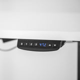 NNEDSZ Fitness ErgoDesk AUTO Series Automatic Standing Desk 180cm in White & Black
