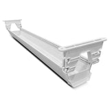 NNEDSZ Fitness ErgoDesk Automatic Standing Desk 1800mm (White) + Cable Management Tray