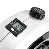 NNEDSZ Fitness Cyclestation 3 Exercise Bike with ErgoDesk Automatic Standing Desk 180cm in White/Black