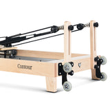 NNEDSZ Lifespan Fitness Contour Folding Wooden Pilates Reformer Machine Set (Beige)
