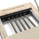 NNEDSZ Lifespan Fitness Contour Folding Wooden Pilates Reformer Machine Set (Beige)