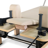 NNEDSZ Lifespan Fitness Contour Folding Wooden Pilates Reformer Machine Set (Beige)