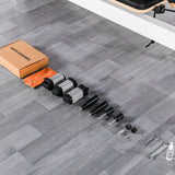 NNEDSZ Lifespan Fitness Contour Pro Studio Aluminium Reformer Pilates Bed Set