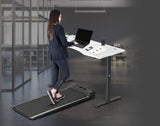 NNEDSZ Fitness Walkingpad M2 Treadmill with Dual Motor Automatic Standing Desk 150cm in White/Black