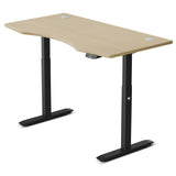 NNEDSZ Fitness Walkingpad M2 Treadmill with Dual Motor Automatic Standing Desk 150cm in Oak/Black