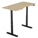 NNEDSZ Fitness Walkingpad M2 Treadmill with Dual Motor Automatic Standing Desk 150cm in Oak/Black
