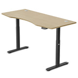 NNEDSZ Fitness Walkingpad M2 Treadmill with Dual Motor Automatic Standing Desk 180cm in Oak/Black