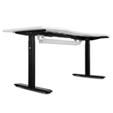 NNEDSZ Fitness WalkingPad M2 Treadmill with ErgoDesk Automatic White Standing Desk 1500mm + Cable Management Tray