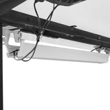 NNEDSZ Fitness WalkingPad M2 Treadmill with ErgoDesk Automatic White Standing Desk 1500mm + Cable Management Tray