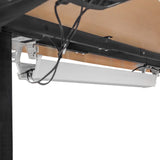 NNEDSZ Fitness WalkingPad M2 Treadmill with ErgoDesk Automatic Oak Standing Desk 1500mm + Cable Management Tray