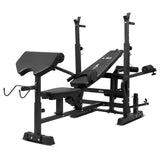 NNEDSZ LSG GBN100 Multi Function Bench Press with 90kg Weight and Bar set