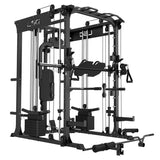 NNEDSZ LSG GRK200 10-in-1 Home Gym Station, Power Rack, Smith Machine and Cable Crossover
