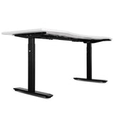NNEDSZ LSG Nimbus Walking Pad Treadmill + ErgoDesk Automatic Standing Desk 1500mm (White)