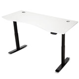 NNEDSZ LSG Nimbus Walking Pad Treadmill + ErgoDesk Automatic Standing Desk 1800mm (White)