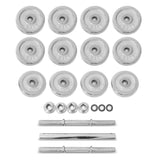 NNEDSZ LSG 2-in-1 Dumbbell Barbell Set with Case 30kg
