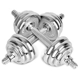 NNEDSZ LSG 2-in-1 Dumbbell Barbell Set with Case 30kg