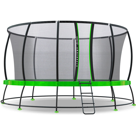 NNEDSZ Kids 16ft HyperJump4 Spring Trampoline