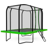 NNEDSZ Kids 12ft x 8ft HyperJump Rectangle Spring Trampoline