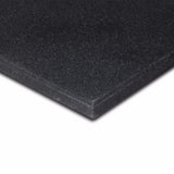 NNEDSZ 15mm Commercial Bevelled Edge Rubber Gym Tile Mat (1m x 1m) - Set of 6