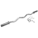 NNEDSZ Olympic Curl Bar with Spring Collar