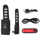 NNEDSZ Progear LED Rechargeable Front and Rear Light Set