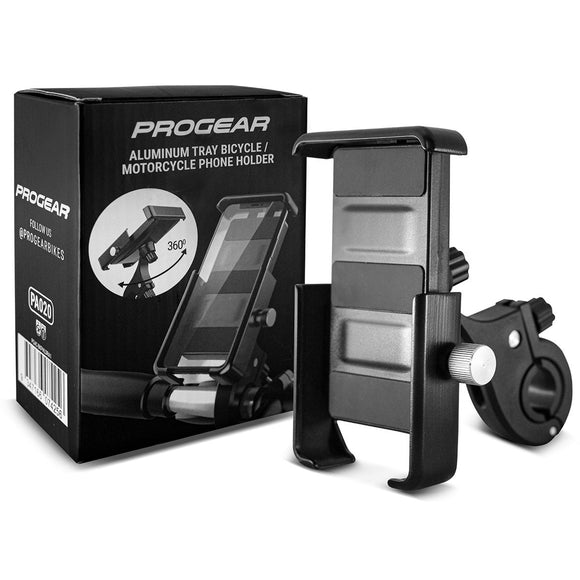 NNEDSZ Progear Aluminium Tray Bicycle / Motorcycle Phone Holder (Kit)