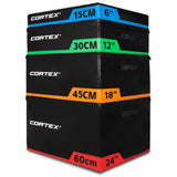 NNEDSZ Soft Plyo Box Modular Stackable 15cm, 30cm, 45cm, 60cm