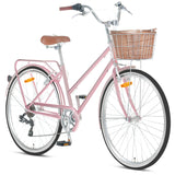 NNEDSZ Progear Bikes Pomona Retro/Vintage Ladies Bike 700c*15" in Rose Gold
