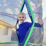 NNEDSZ Kids HyperJump3 12ft Springless Trampoline