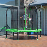 NNEDSZ Kids 7ft Springless Hoppy 2 Trampoline Set