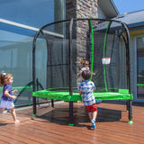 NNEDSZ Kids 7ft Springless Hoppy 2 Trampoline Set