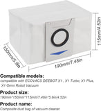 NNEDSZ 12 X Auto Empty Station Dust Bags For Ecovacs Deebot X1 Omni Series Robots