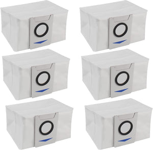 NNEDSZ 6 X Auto Empty Station Dust Bags For Ecovacs Deebot X1 Omni Series Robots
