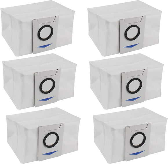 NNEDSZ 6 X Auto Empty Station Dust Bags For Ecovacs Deebot X1 Omni Series Robots