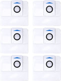 NNEDSZ 6 X Auto Empty Station Dust Bags For Ecovacs Deebot X1 Omni Series Robots