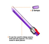 NNEDSZ LED Light Pipe Crevice Tool for Dyson V15 Detect SV22 Cordless Vacuum Cleaner